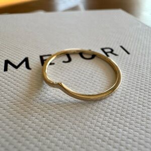 Mejuri Wishbone Ring Size 5
